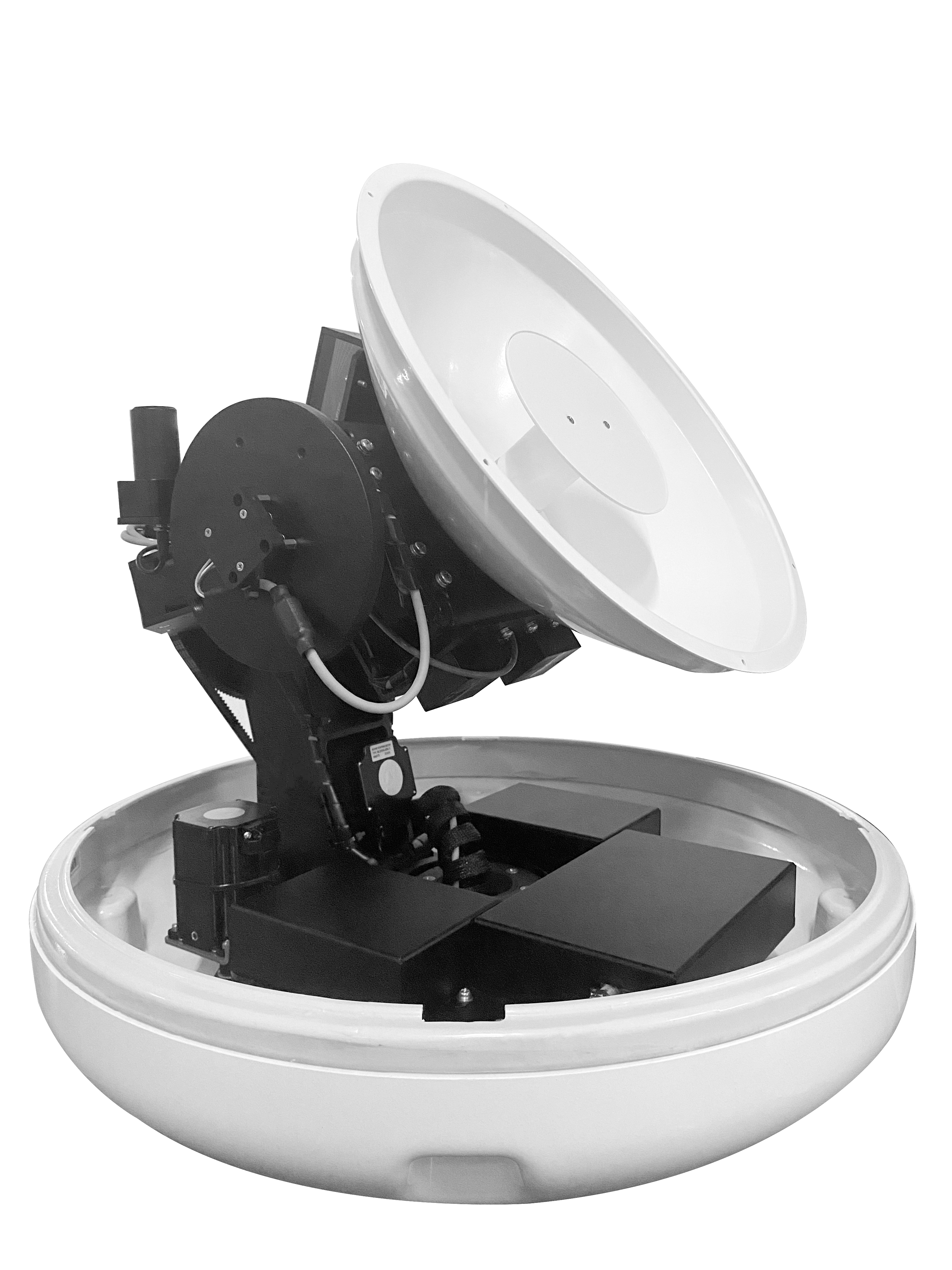 36cm Dish Diameter，High Gain Parabolic Antenna with 3-Axis mechanical design，Point to Point Tracking